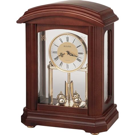 mantel clocks battery operated|bulova mantel clock battery operated.